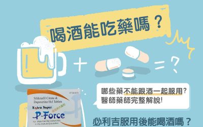 必利吉服用後能喝酒嗎？