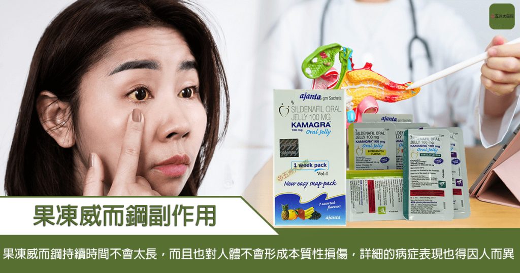 果凍威而鋼副作用